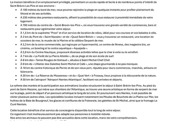 Maison De Bourg à Deux Pas De La Hébergement de vacances Saint-Brévin-les-Pins